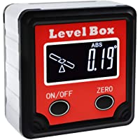 Digital Protractor Buscador De Ángulo De Ángulo Caja De Bisel Inclinómetro Medidor De Nivel Base Magnética (2 Button…